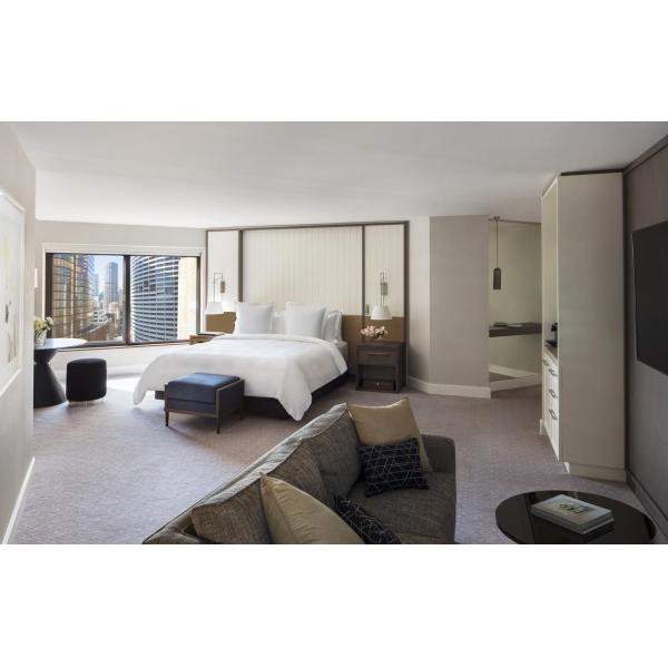 High Gloss Finish Solid Wood Five Star Hotel Furniture