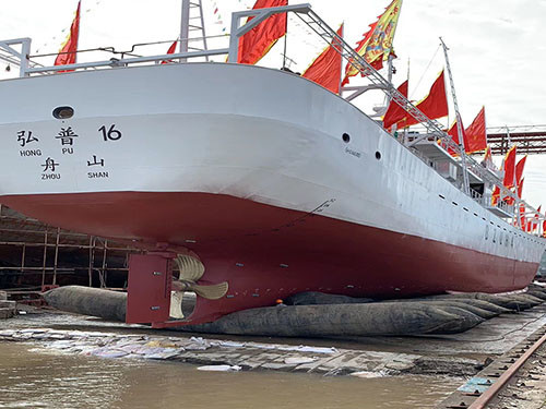 CCS ABS 2M Dia Ship Launching Airbags 8 Layers For Upper Drainage