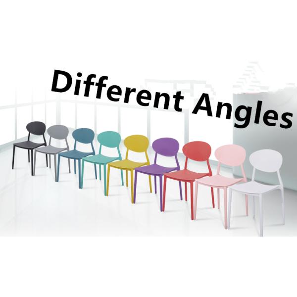 Contemporary PP Plastic Conference Chairs Stackable For Office Meeting Room