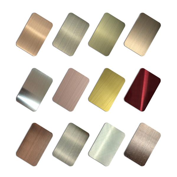 304 Stainless Steel Color Plate Aisi 2mm Brushed Ss 316 Decorative Hairline Stainless Steel Sheets