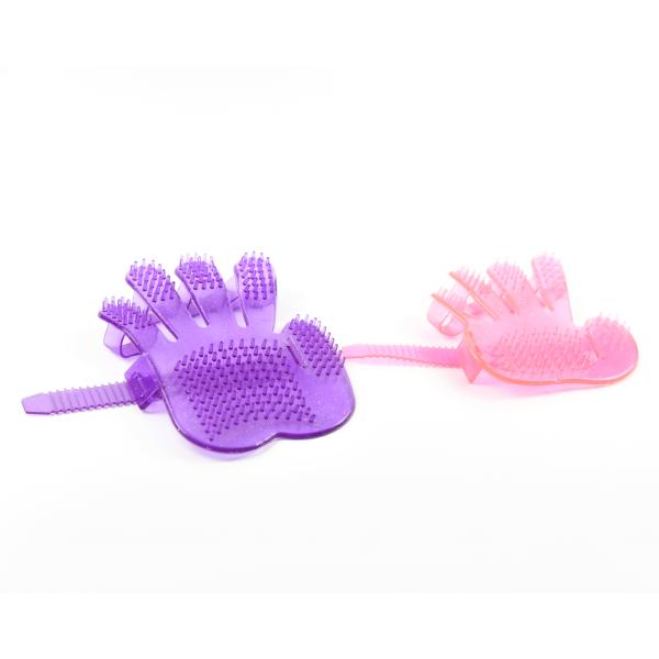 Horse Grooming Soft Curry Comb Two Size Flexible Back Anatomically Designed