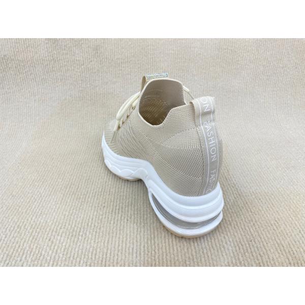 Lacing And Heightening Comfortable Platform Loafer Heels White