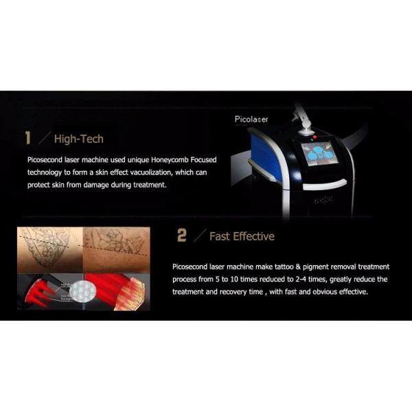 Professional Multifunction picosecond 755nm Laser tattoo acne scar removal machine