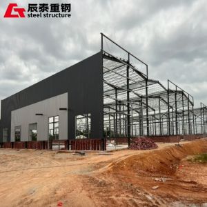 China Single Layer Construction Steel Structure Workshop , Lightweight Steel Frame Buildings on sale