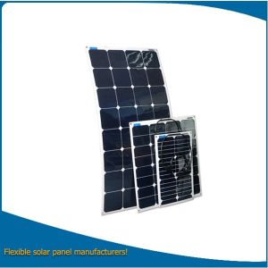 Quality 180w / 33v high efficiency semi flexible solar panel price for car, boat, yatch, camping wholesale