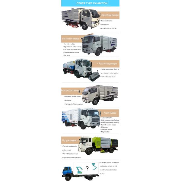 HYUNDAI 8000L 4x2 Road Sweeper Truck brush suction road sweeper truck for Philippines