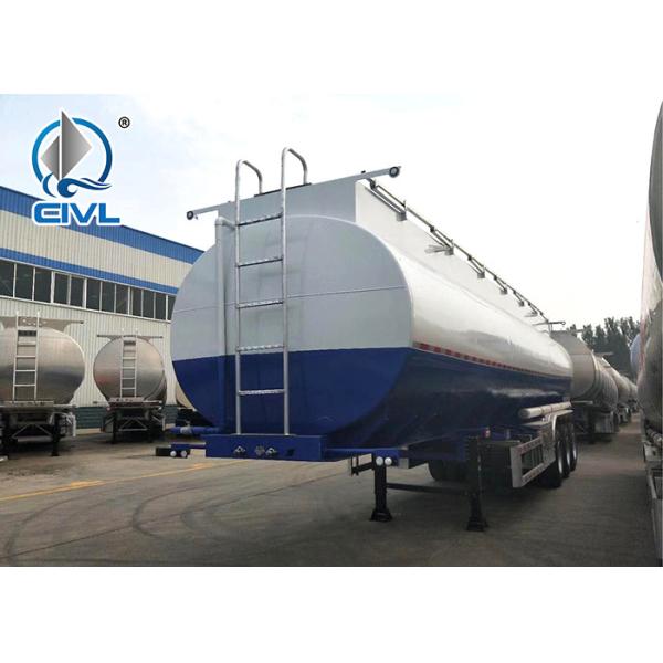 3 Axles 22MT Aluminum Fuel Tank Semi trailer Oil Tanker Trailer