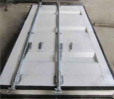 20ft 40ft Dry Cargo Shipping Container Doors with Finished Surface and Necessery Lead Acid Battery