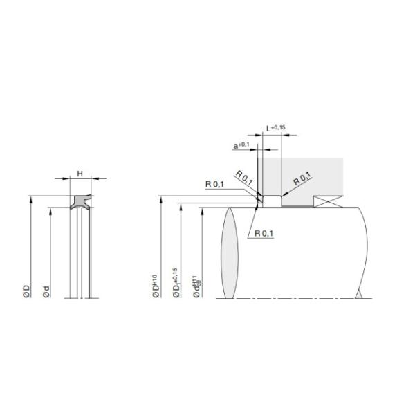 Heidelberg Printing Machine Spare Parts Roland 700 Cylinder Seal Man Roland R700 Gas Seal Ring,EM 0609 P5010
