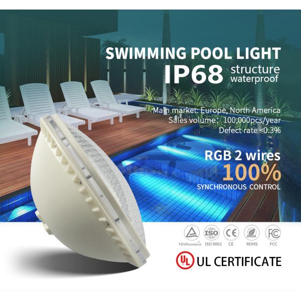 Circular PAR56 Niches UL Certificated Pool Light 520LM