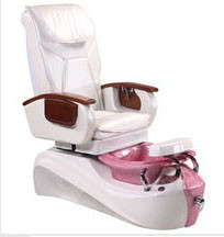 WT-8236 White Pedicure Spa Massage Chair With Bainn / European Touch Pedicure Chair
