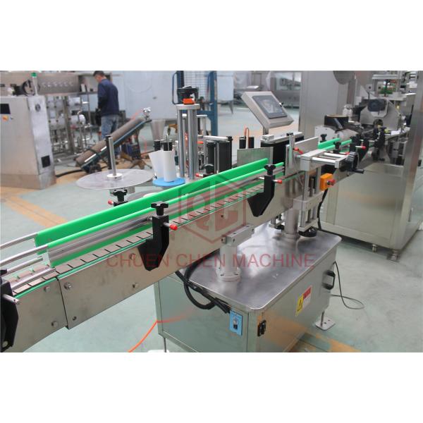 Linear Bottled Water Production Line Soy Sauce Stick Labeling Machine