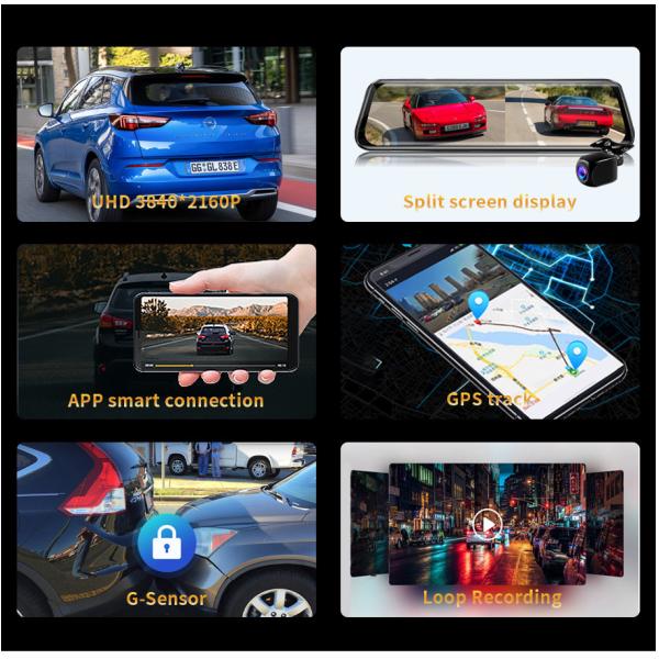 ODM SONY335 DVR Car Dashboard Camera 4K With GPS