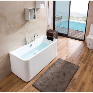 Quality Modern Design Freestanding Acrylic Bathtub / Stand Alone Jacuzzi Bathtub wholesale