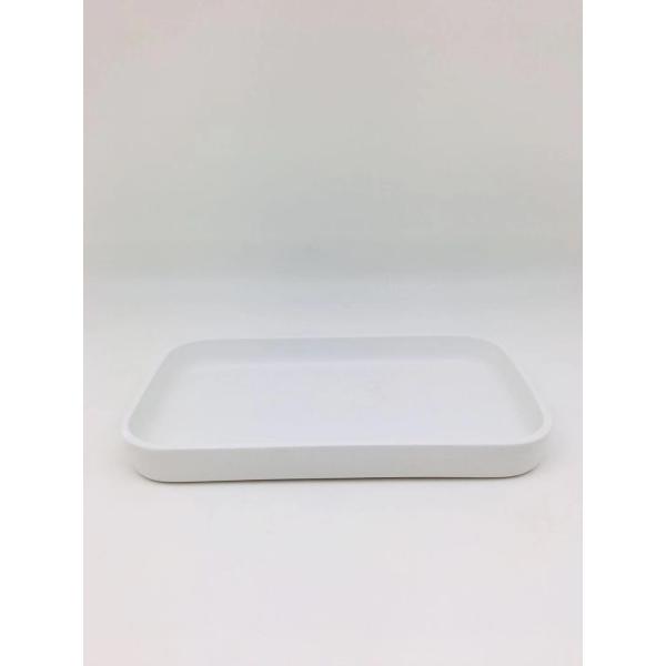 Eco Friendly Cement Bathroom Accessories Pure White Complete Bathroom Sets 6pcs For Home Decor