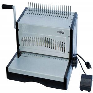 Electric Wire Coil Comb Binding Machine For Notebook Binding