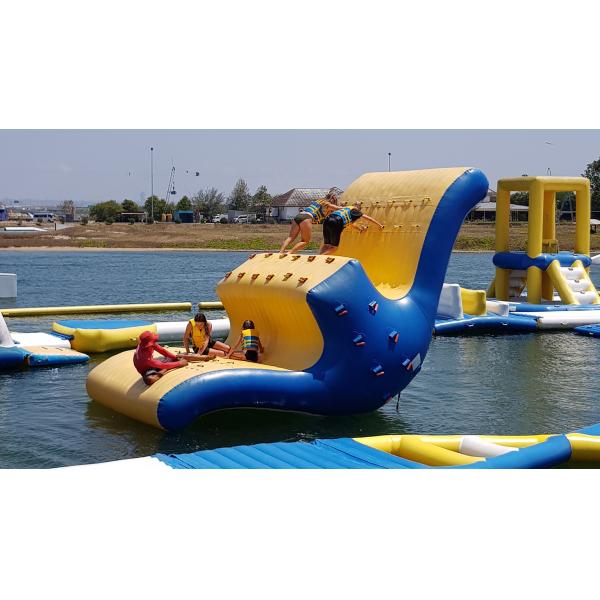 0.9mm PVC Tarpaulin Inflatable Water Totter Slides For Pool