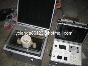 China Transformer oil BDV tester | Insulating oil tester | Oil Testing Instrument IIJ-II-100KV on sale