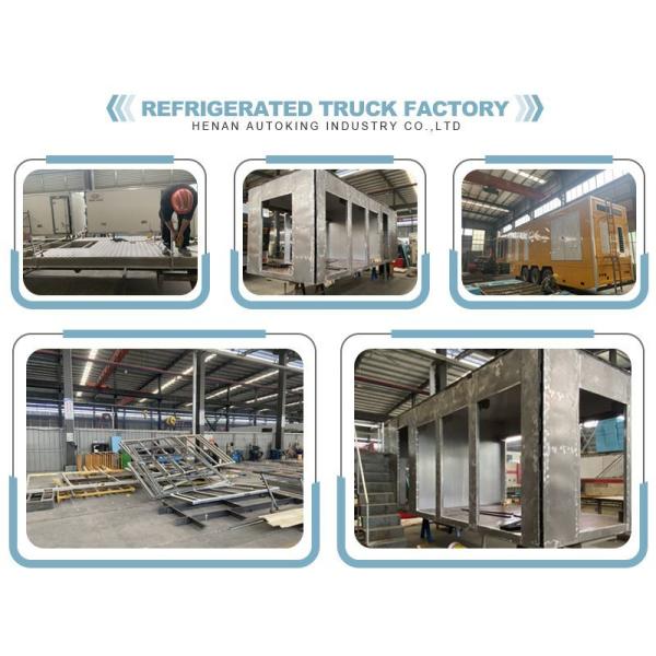 Refrigerated Cold Room Van Truck Refrigerator Box Truck Frozen Transportation