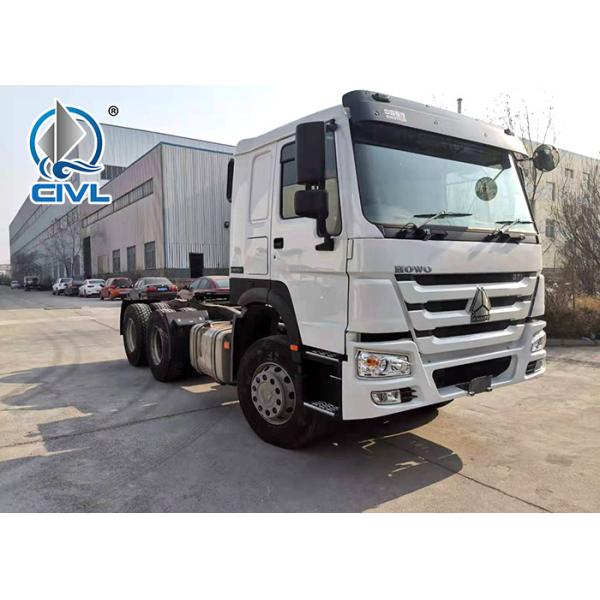 6x4 10 Tires SINOTRUK HOWO Tractor Truck 6X4 Euro2 engine 350-420hp Prime Mover Truck With Semi Trailer