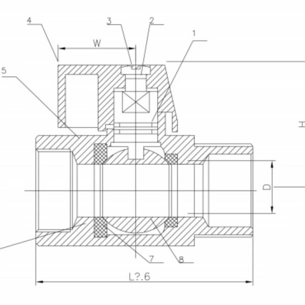 Stainless Steel Handle Mini Ball Valve for Waterborne Oleic Acid