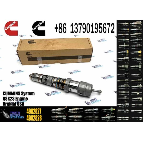 4928260 for Cummins Truck Diesel Common Rail Fuel Injector Auto Engine Parts 4317224 4326779 4902827 QSX15 ISX15