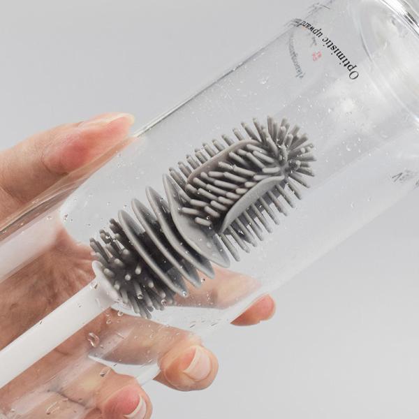 Household Kitchen 32*3*7 Cm Silicone Cup Brush For Bottle