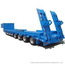 4 Axles Heavy Duty Lowboy (Low Bed) Trailer (Flatbed 11M -16M) 100ton