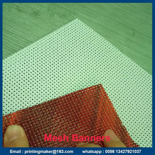 double sides printable mesh banner Custom Printed Fence Mesh Banners