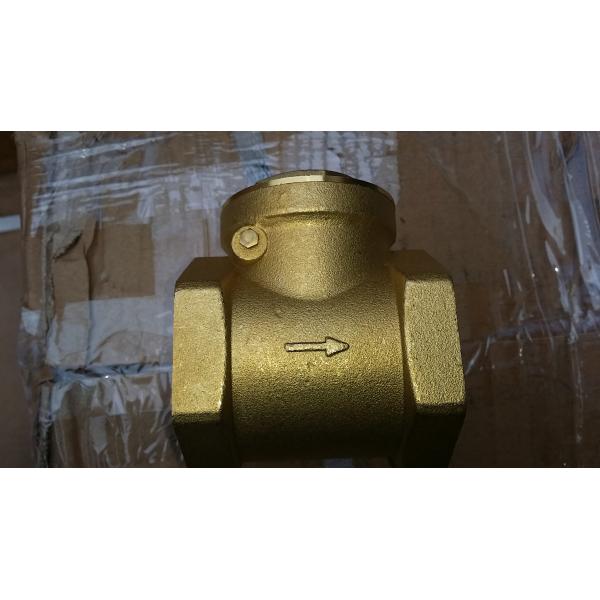 Brass / Bronze Swing Check Valve Thread End BSP / NPT , 1 Inch Non - Return Valve