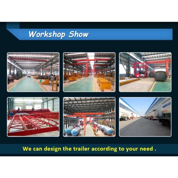 3 Axle 4 Axle 100 tons Low Bed Semi Trailer For Wheel Loder Excavator Transport