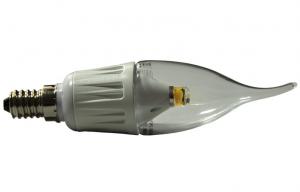 China Energy Saving 4W Dimmable LED Bulb Aluminum Cold White LED Flame Bulb Light on sale
