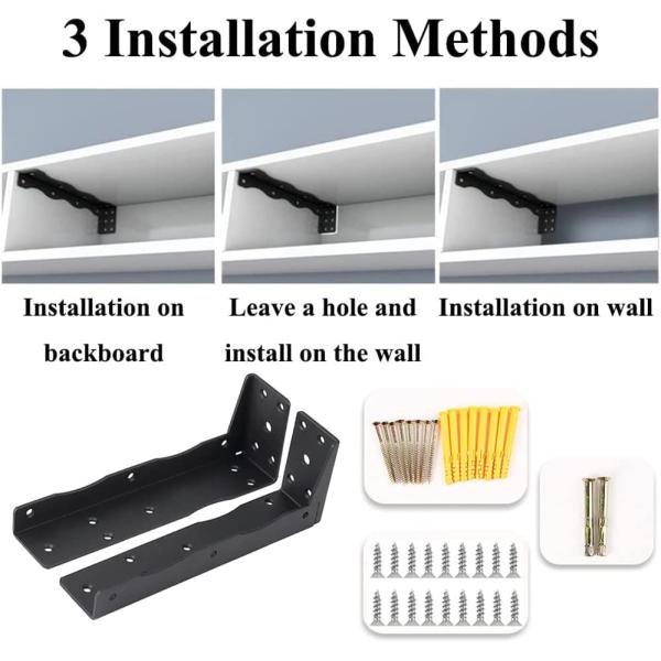 Modern Heavy-duty Single-side Bracket Carbon Steel Hanging Support Frame for Standard