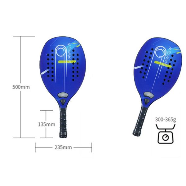 High Balance Paddle Tennis Racket Carbon Fiber Padel Racket Custom
