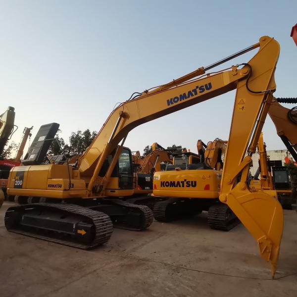 2020 Used Komatsu PC200 Excavator with Original Hydraulic Cylinder and Japan Engine