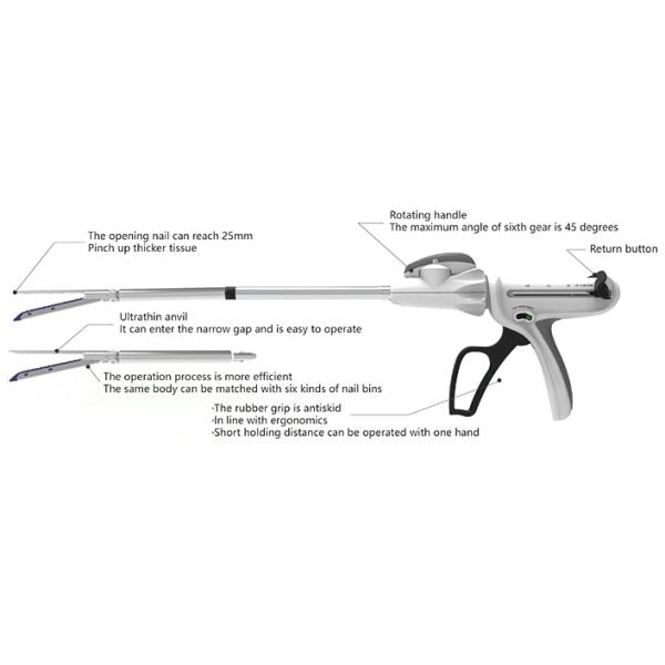 Medical Endoscopic Cutter Surgical Stapler And Reloads For Laparoscopic