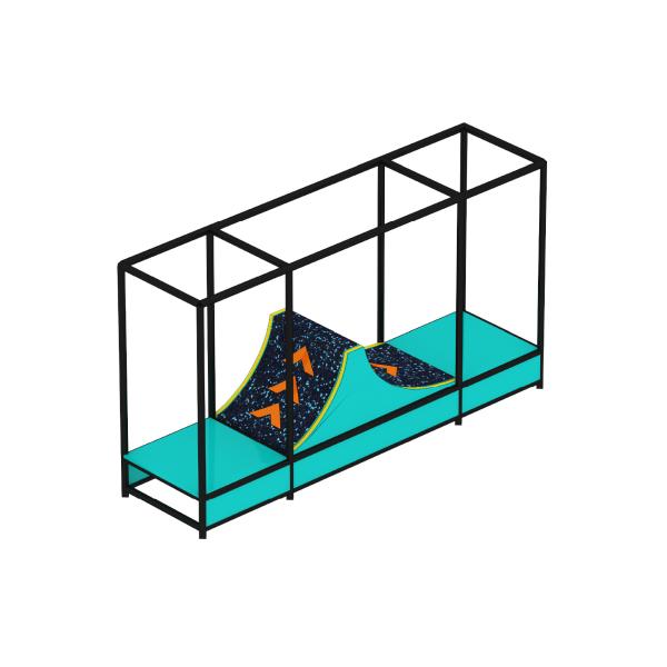 Junior Ninja Course Indoor Playground Equipment for Ages 5-12