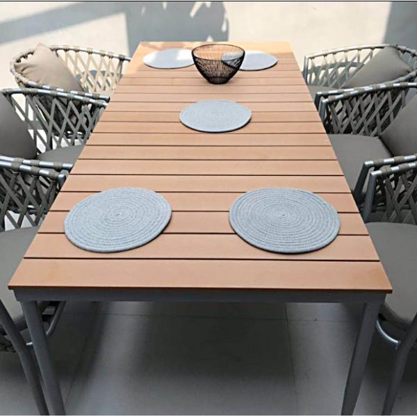 New design Hotel Aluminium Textilene chairs and table Outdoor Garden Backyard PE Rattan chair