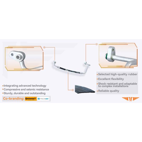 51774466 Fiat Doblo 2009 Air Conditioning 1.3L Discharge Pipeline