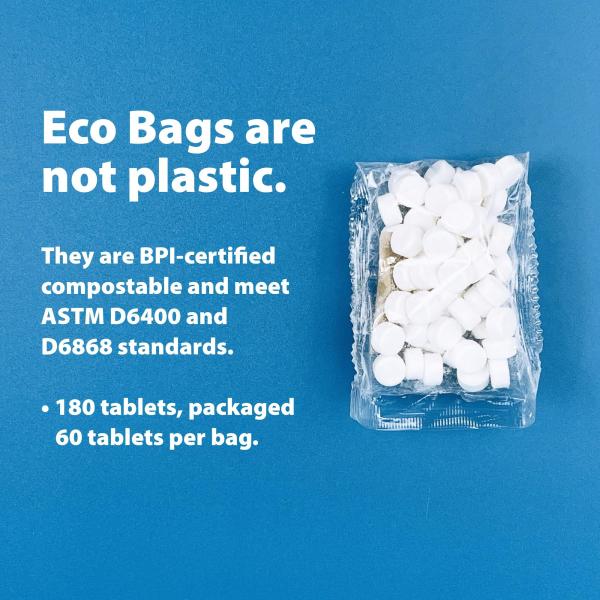 180 Count Whitening Toothpaste Tablets With Nano Hydroxyapatite Enamel Strengthening