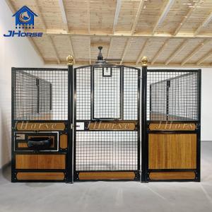 Quality Luxury Customized Steel Frame Bamboo Boarding Horse Stall Panels Stables Box wholesale