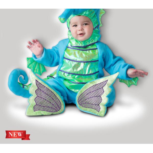 Blue Green Infant Baby Costumes Silly Seahorse 6084 for Party