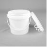 Ice Cream 1000ml Plastic Food Packaging Bucket With Lid And Handle for sale