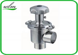 Quality Hygienic Sanitary Manual Flow Regulating Valve Butt Weld / Tri Clamp Connection Ends wholesale