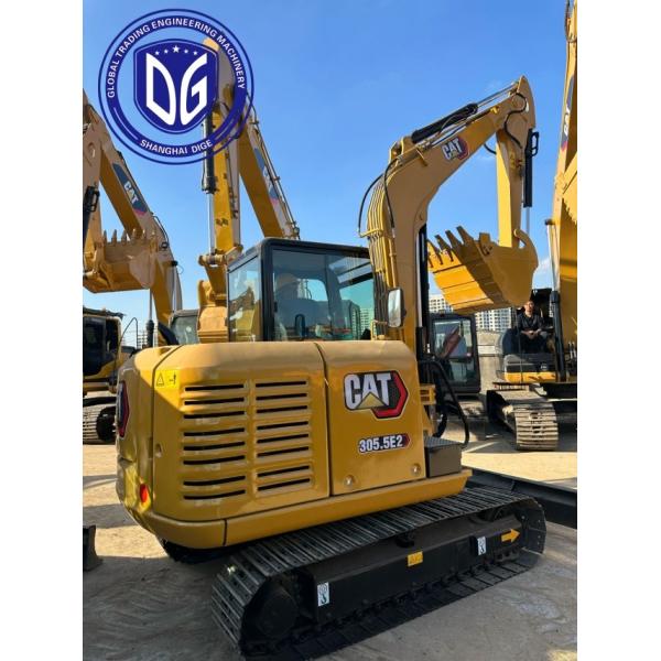 CAT 305.5E2 Used Excavator Caterpillar 5.5Ton Mini Excavator In Good Quality For Sale