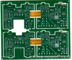 Green Rigid Flex PCB High Speed Layout Immersion Tin 1 - 24 Layers Support
