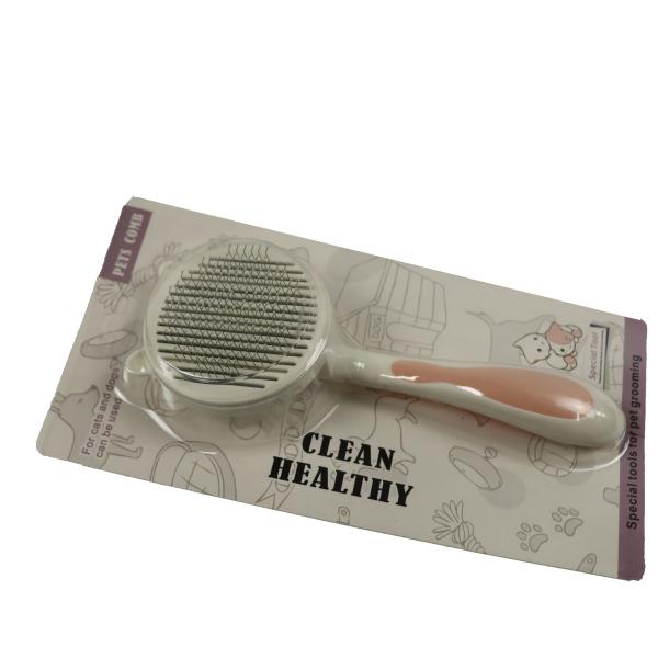 Deodorant Stainless Steel Pet Comb Brush Universal Hair Removal Corner Massage Cat Brush 108g