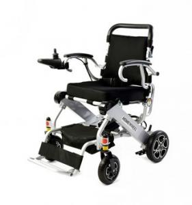 China 2018 newest FDA CE light weight folding aluminum  power wheelchair with lithium battery from chinese supper manufactory on sale