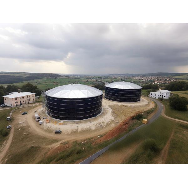 Hygienic Design Epoxy Bolted Steel Water Storage Tanks For Food Processing Industry