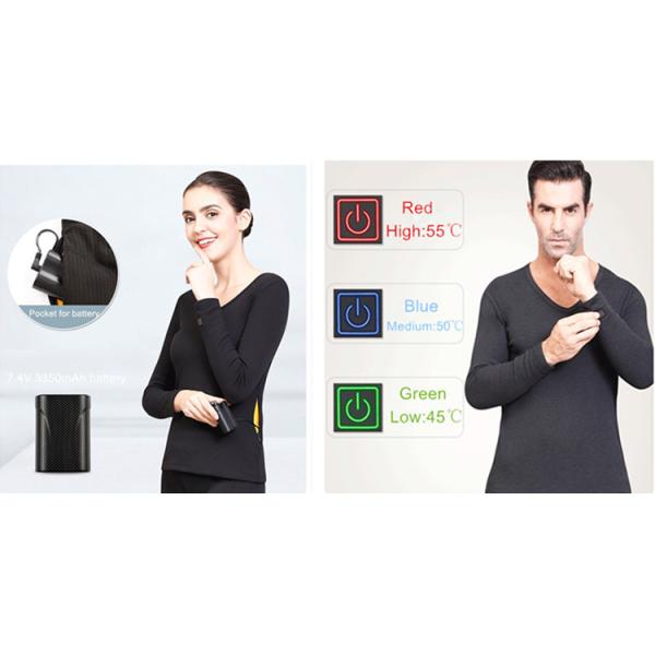 Warm Underwear Electric Heated Jacket Thick Thickness for women skiing